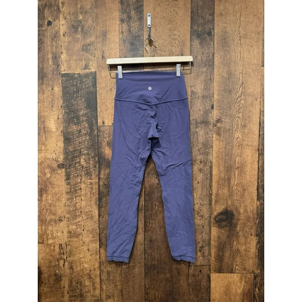 Lululemon Align Pant II (25") Moody Blues Size 4 - Picture 3 of 6